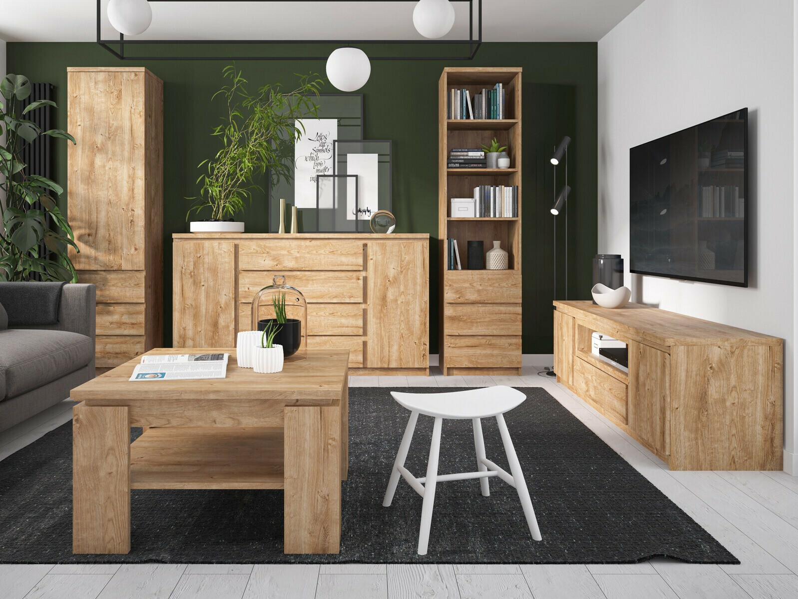 Stočić za kafu Merfere 119 (Hrast)