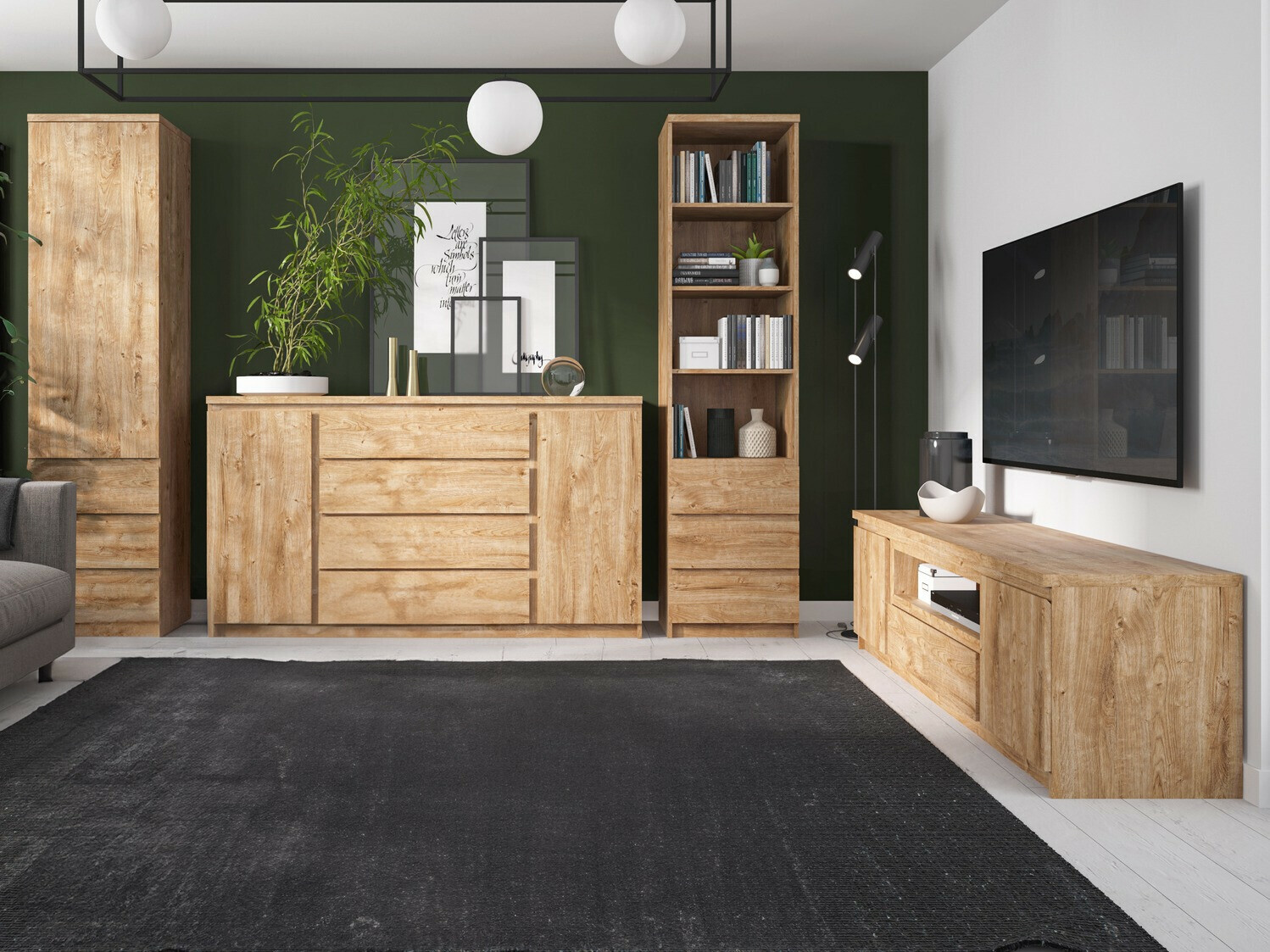 TV komoda Merfere 108 (Hrast)