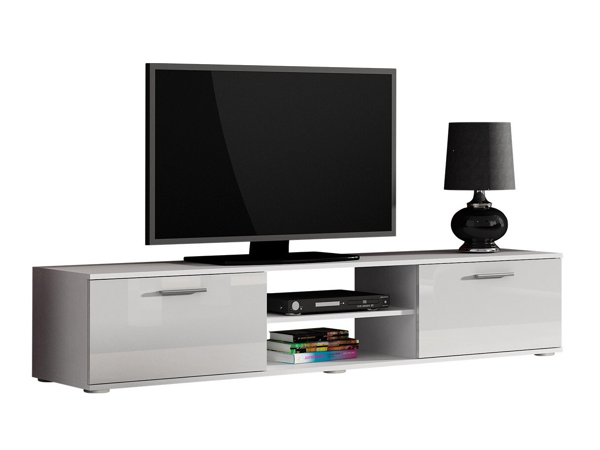 TV komoda Tornola 101 (Belo + Sjajno belo)