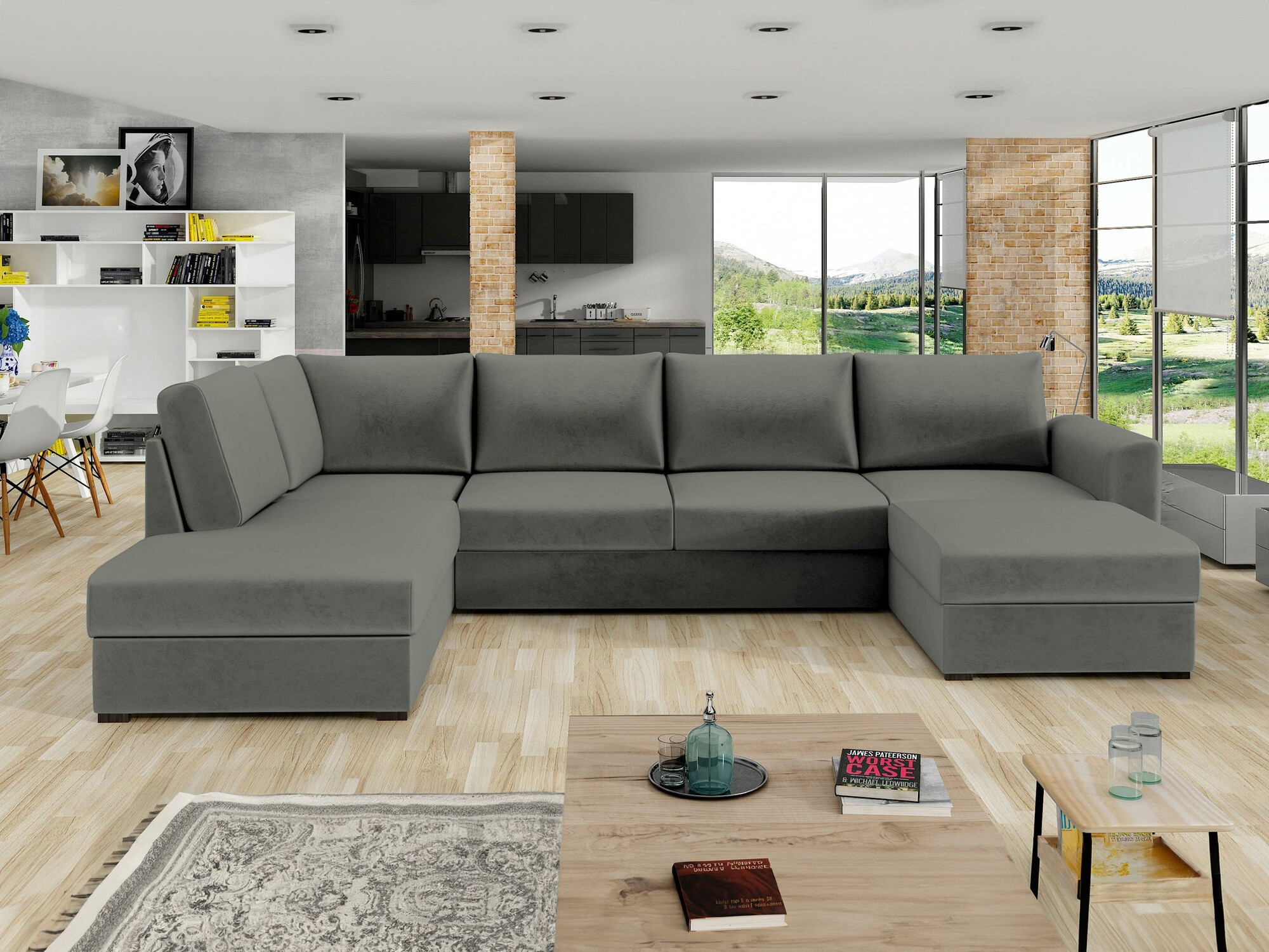 Ugaona sofa Comfivo 189 (Magic Velvet 2217)