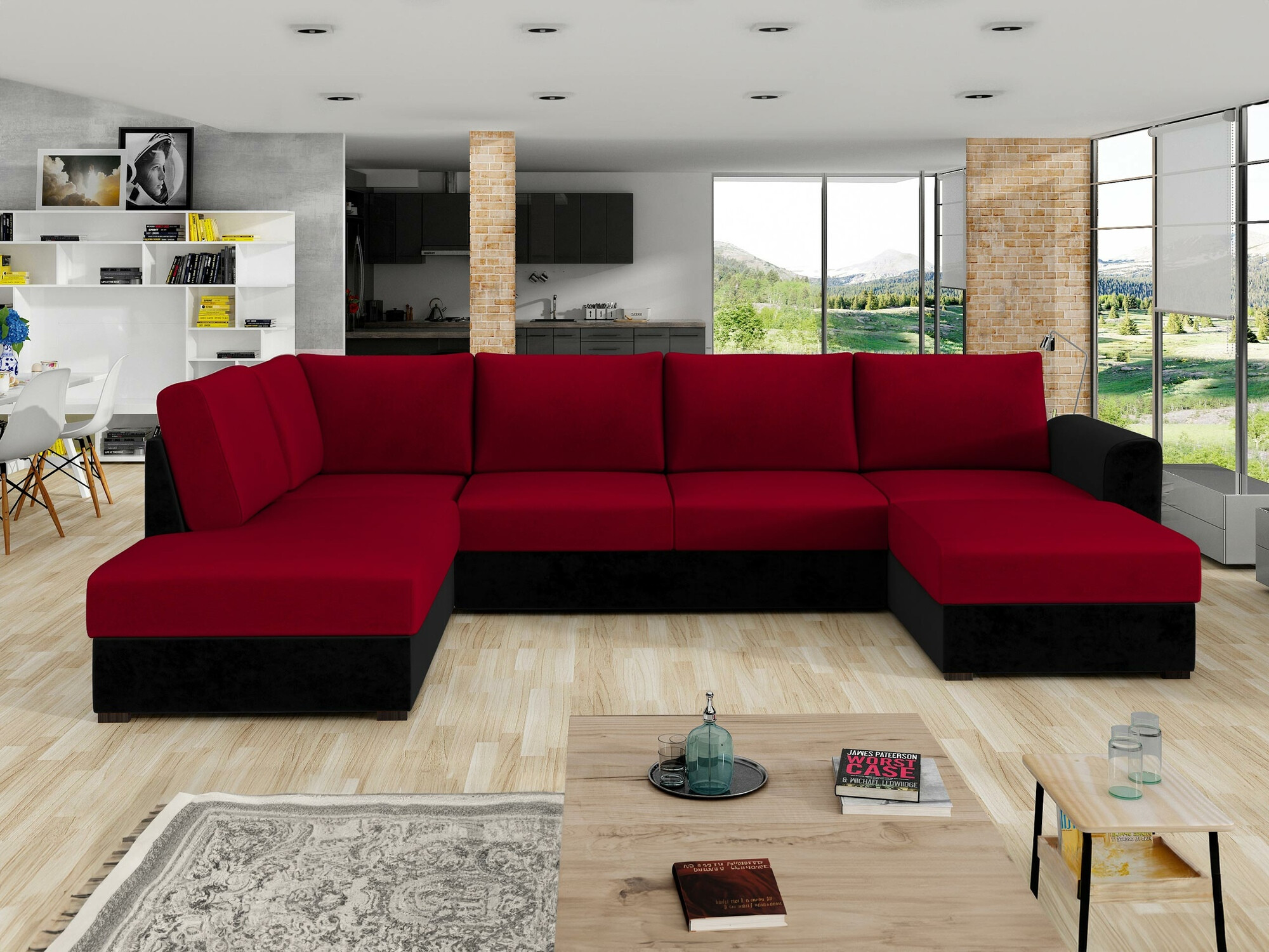Ugaona sofa Comfivo 189 (Magic Velvet 2219 + Venus Velvet 2926)