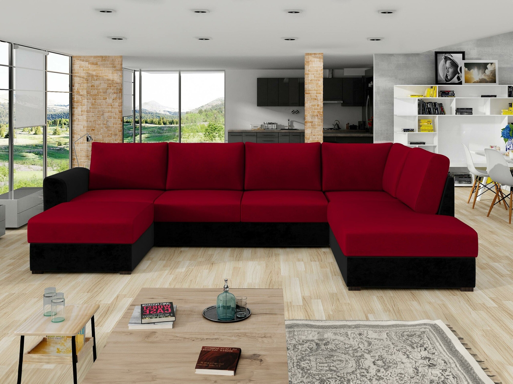 Ugaona sofa Comfivo 189 (Magic Velvet 2219 + Venus Velvet 2926)
