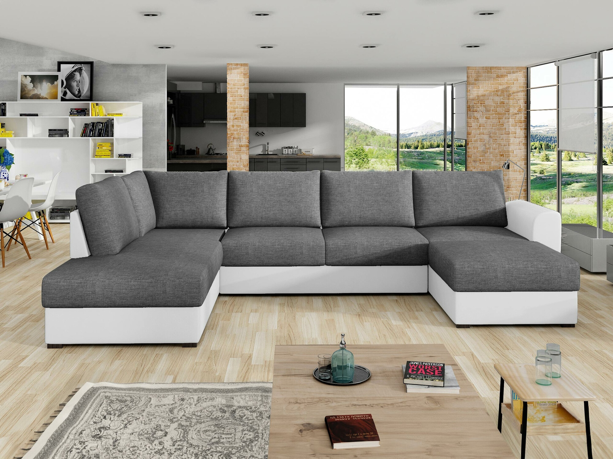 Ugaona sofa Comfivo 189 (Soft 017 + Lux 06)
