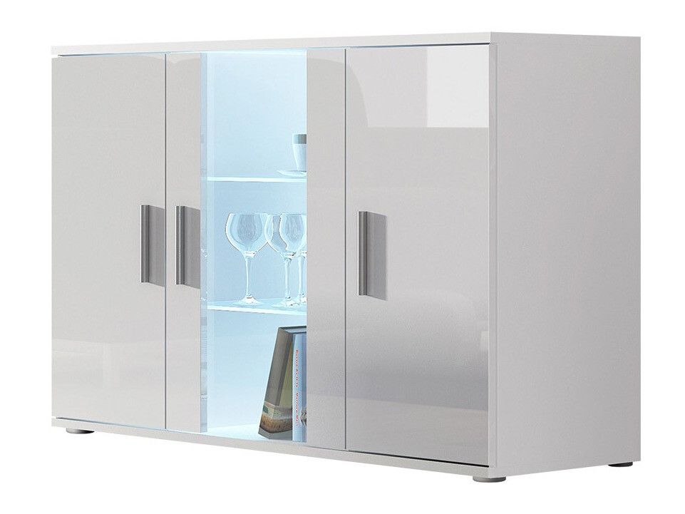 Ormarić Tornola 106 (Belo + Sjajno belo)