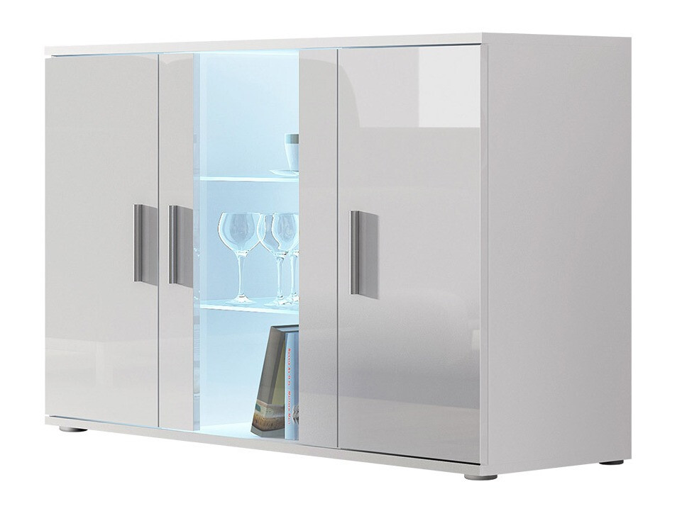 Ormarić Tornola 106 (Belo + Sjajno belo)