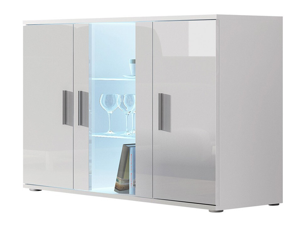 Ormarić Tornola 106 (Belo + Sjajno belo)