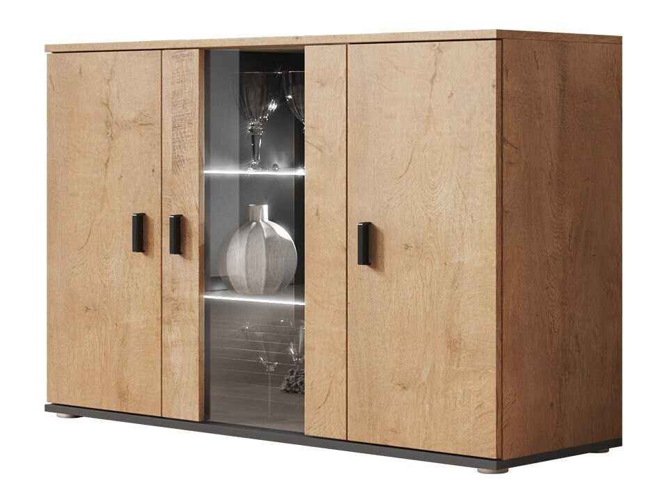 Ormarić Tornola 106 (Hrast Lefkas + Crno)