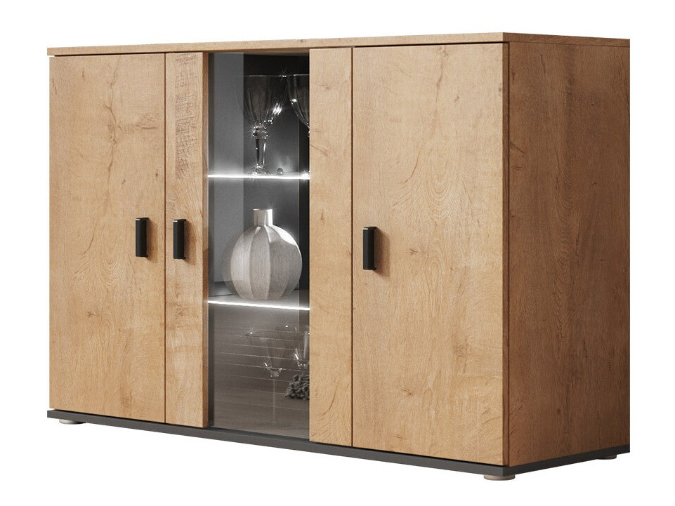 Ormarić Tornola 106 (Hrast Lefkas + Crno)