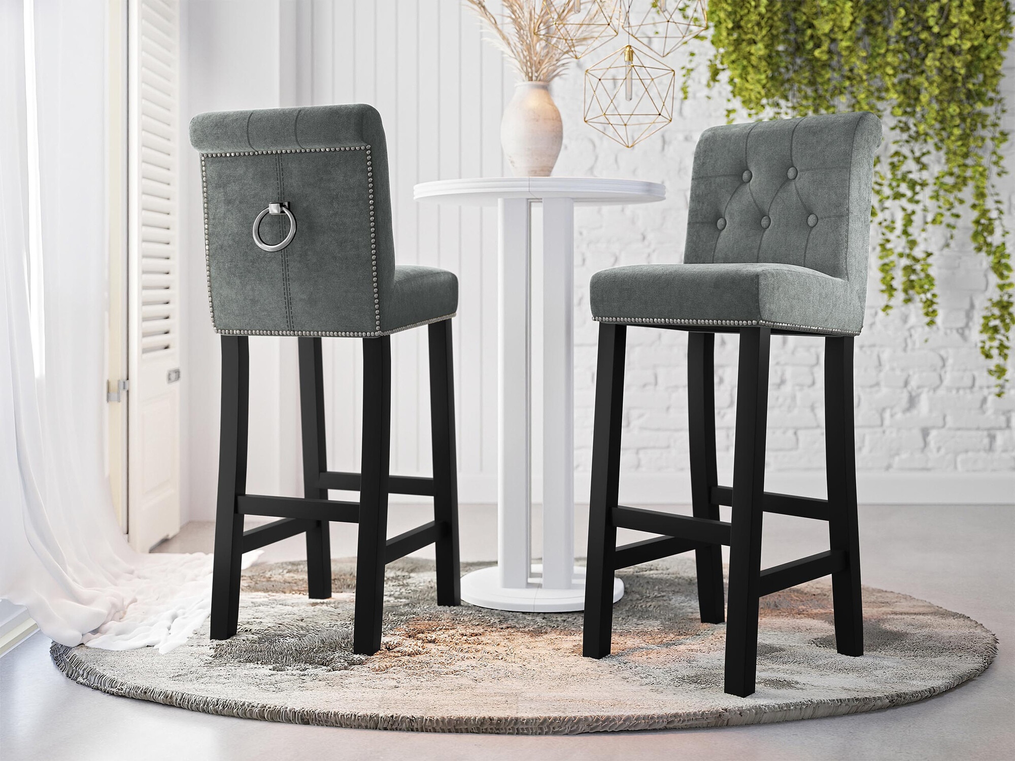 Barska stolica Jackson 100 (Crno + Magic Velvet 2217)