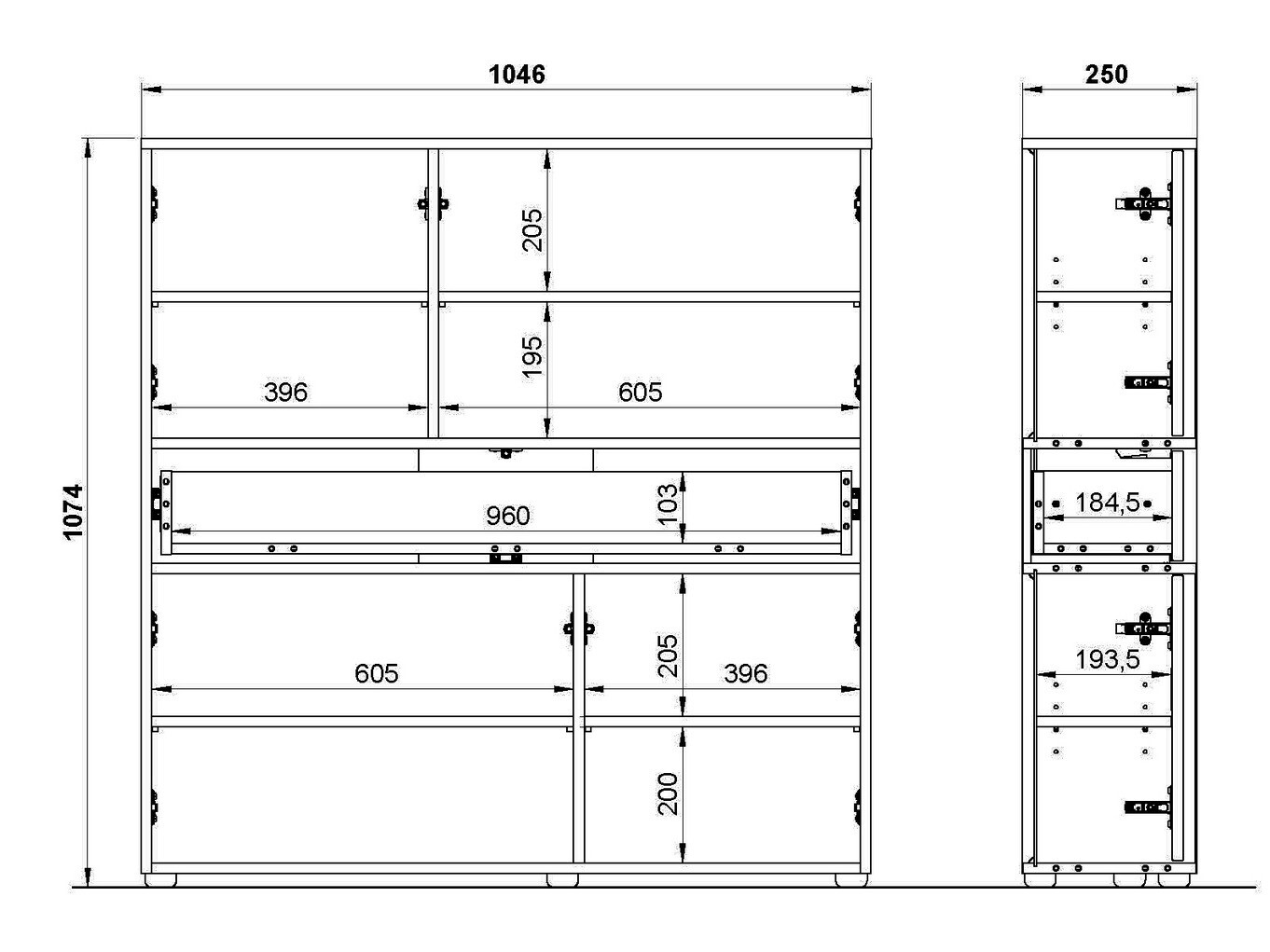 Polica za obuću Tormavo 101