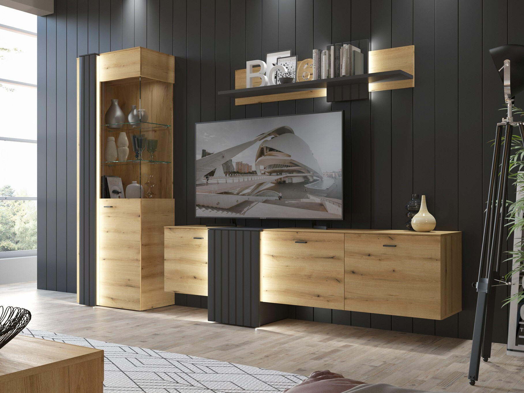 Zidna polica Cirfive 102