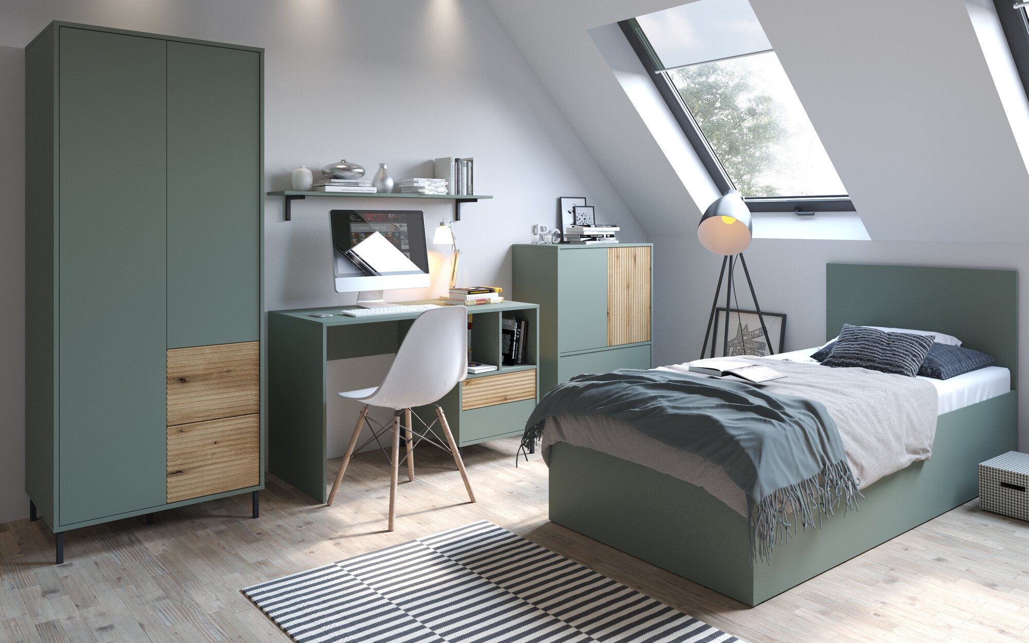 Zidna polica Novfera 104