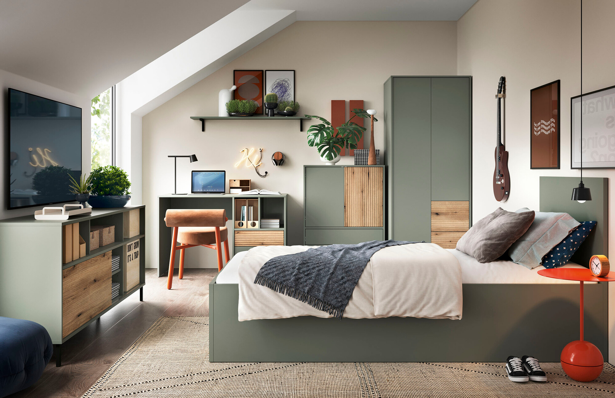 Zidna polica Novfera 104