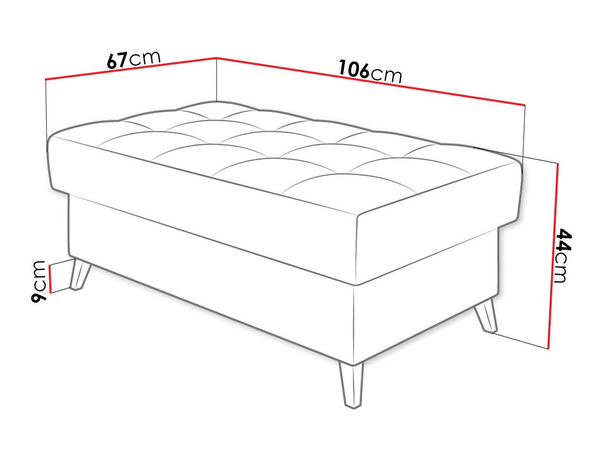 Tapacirana klupa Comfivo 236 (Sicuro 65)