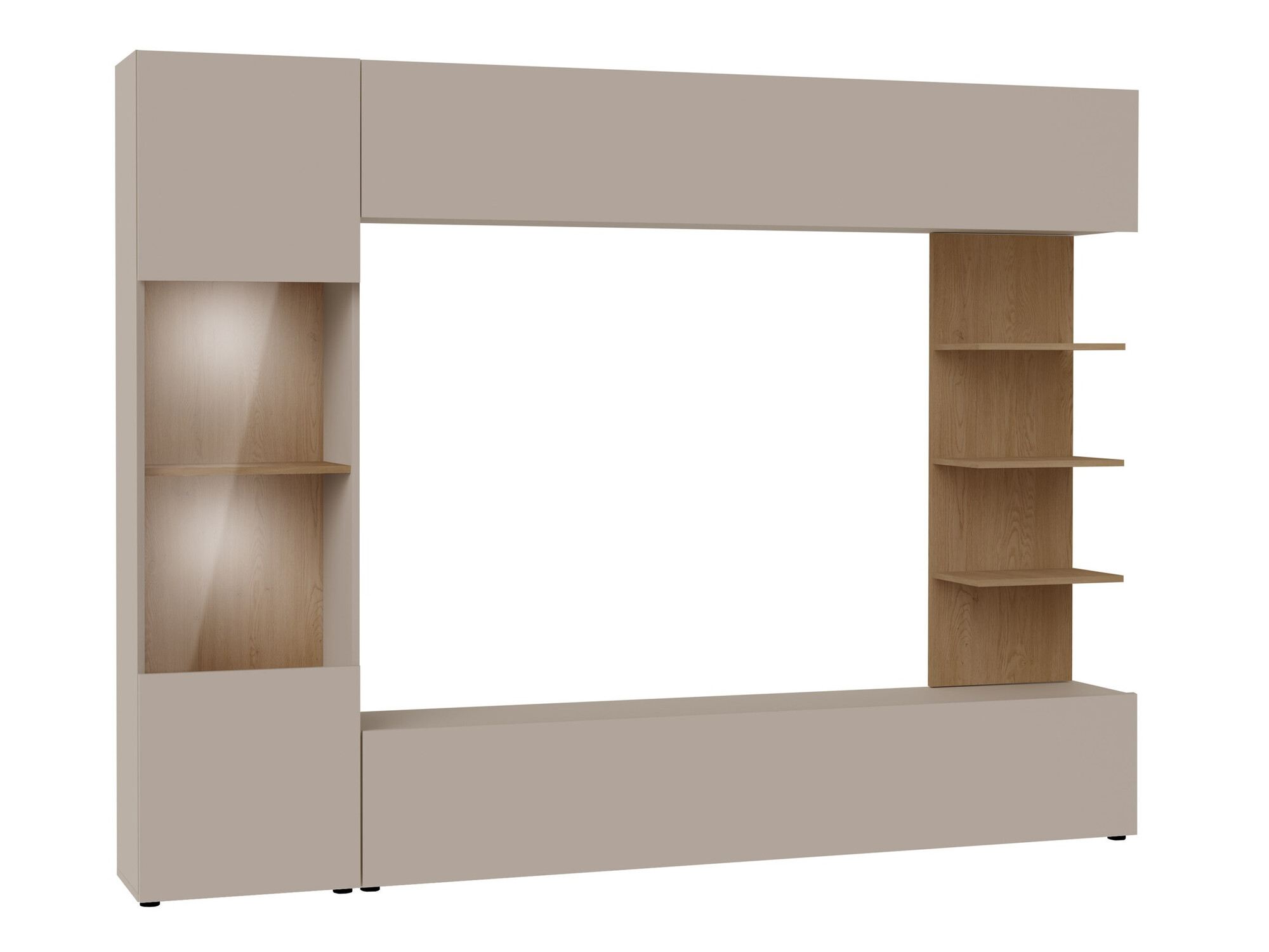 Set za dnevnu sobu Comfivo 210 (Kašmir + Hrast)