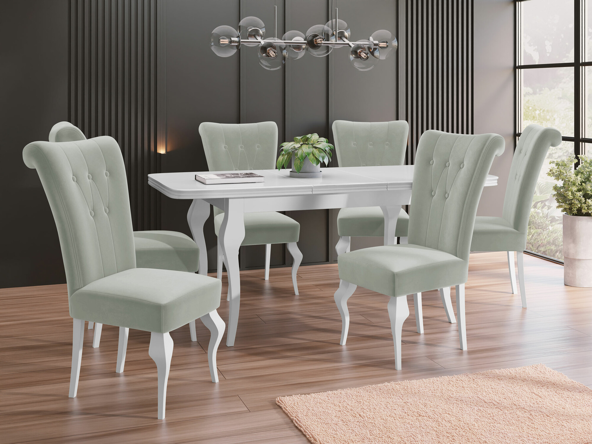 Trpezarijski set Comfivo Gallina II (Magic Velvet 2240)