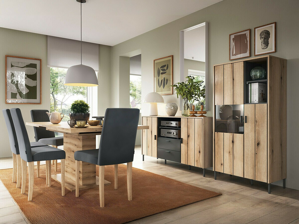 Komoda Morelmi 105 (Antricit (ugalj) + Hrast)