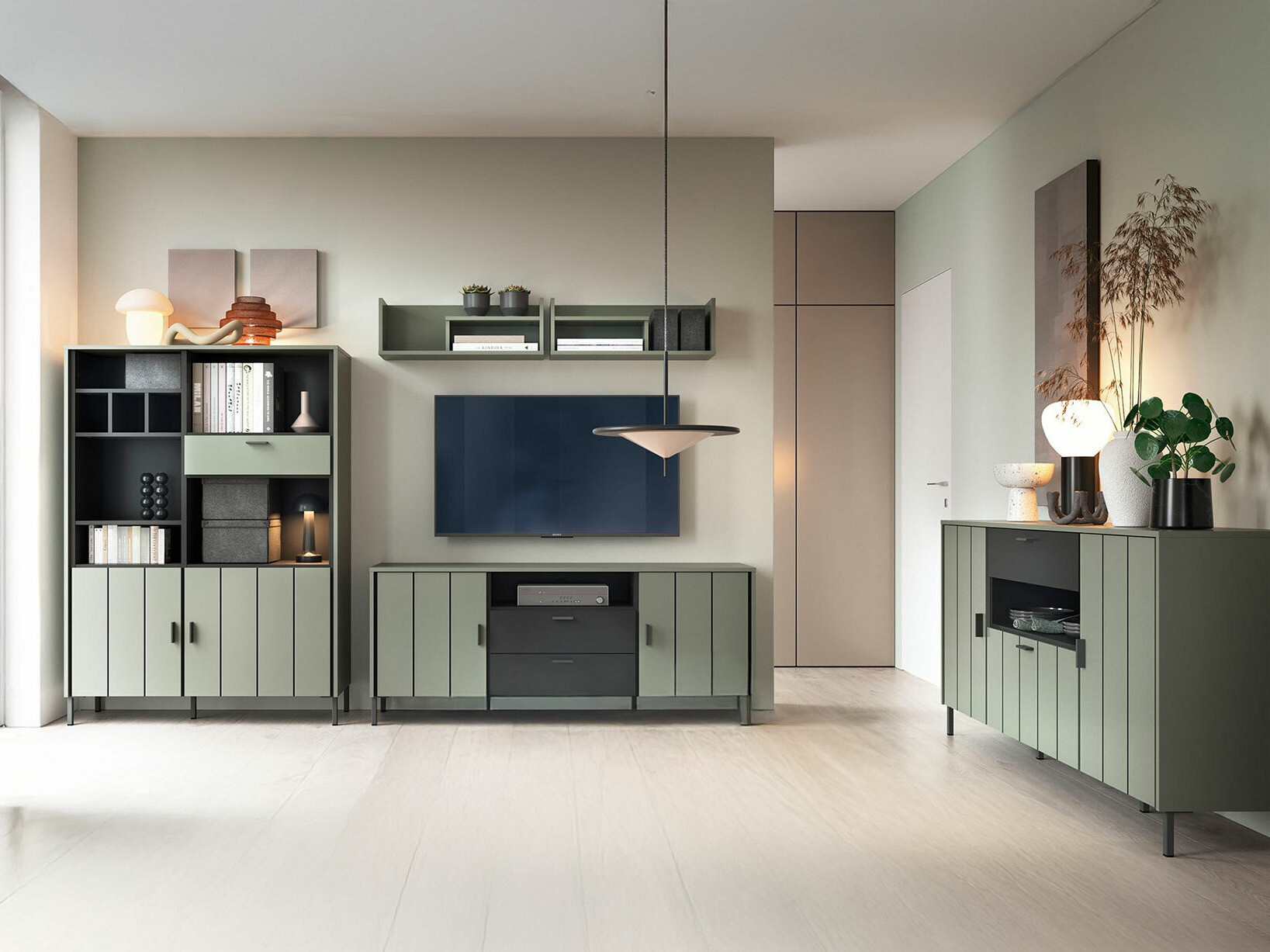 Ormarić Morelmi 102 (Zelena + Antricit (ugalj))