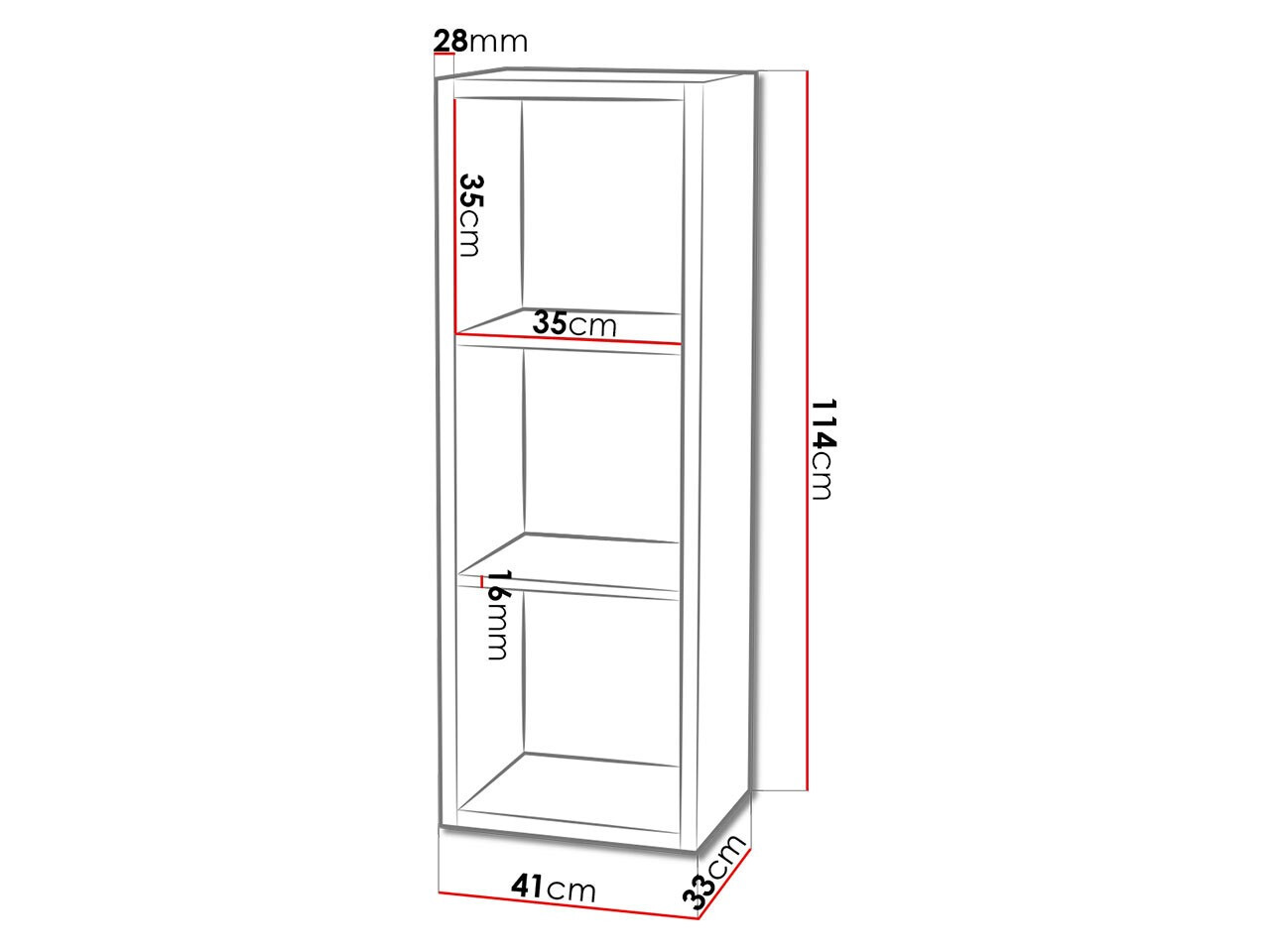 Polica Levnova 100 (Sonoma hrast)