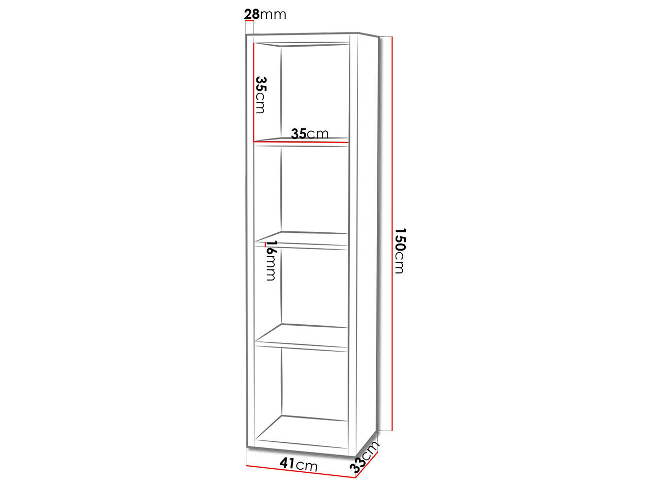Polica Levnova 101 (Sonoma hrast)