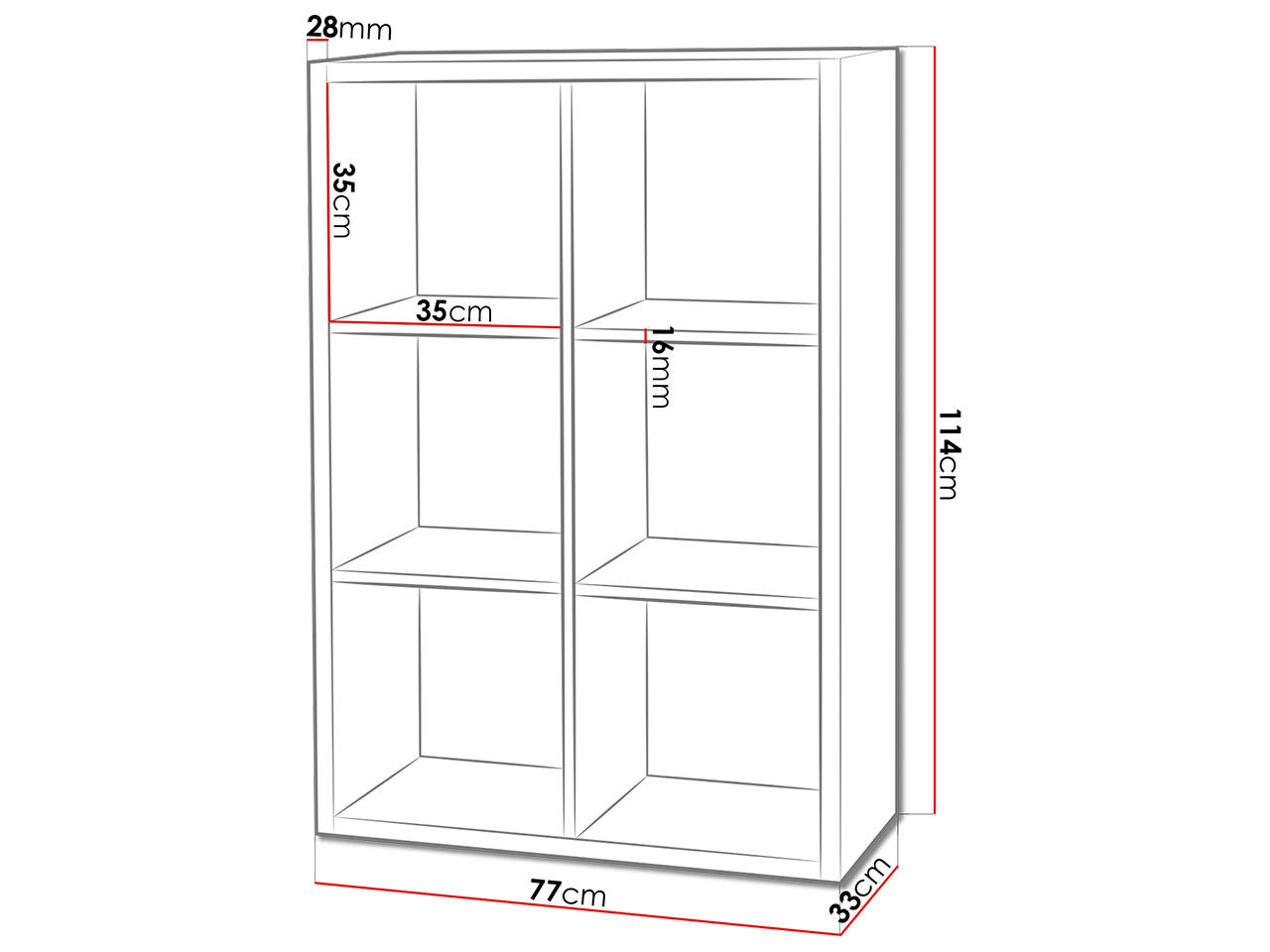 Polica Levnova 103 (Belo)