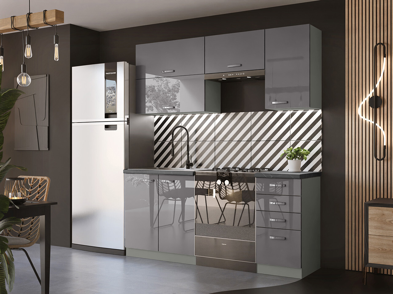 Vrata mašine za pranje posuđa Multi Grey 108