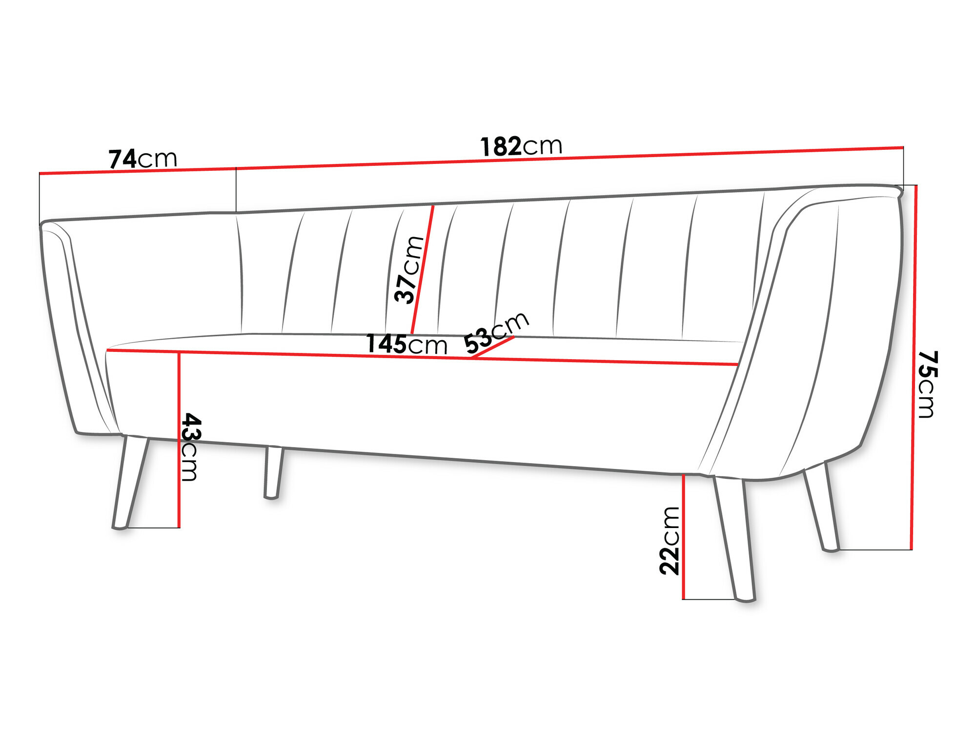 Sofa Glenview 103 (Kronos 14)