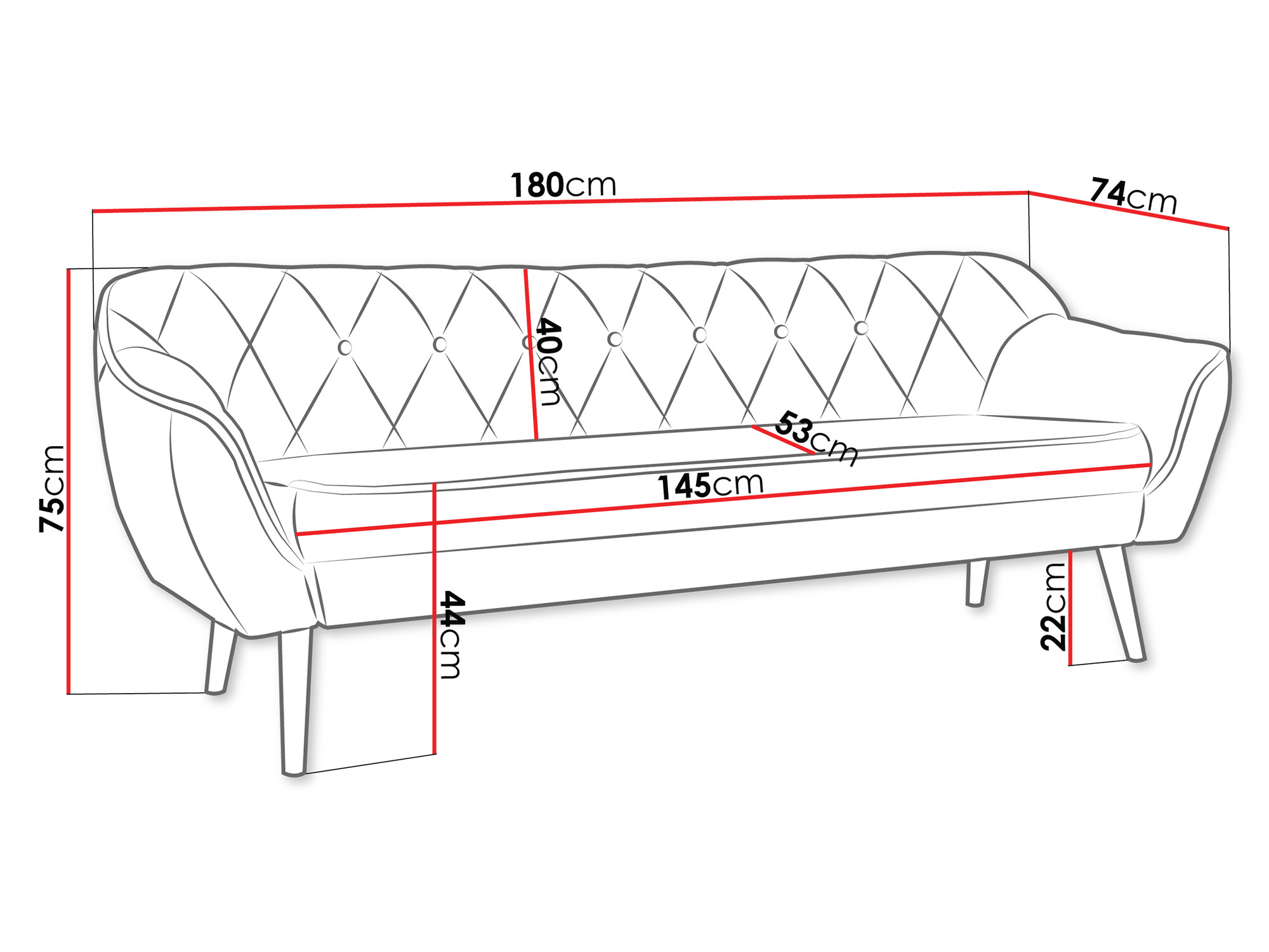 Sofa Glenview 106 (Paros 05)