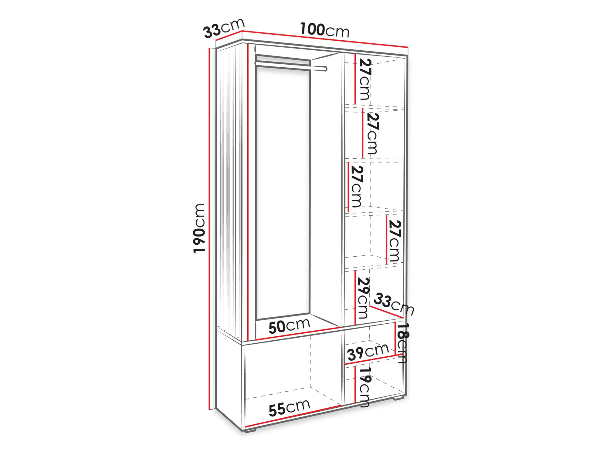 Set za hodnik Stanton 145 (Kašmir)