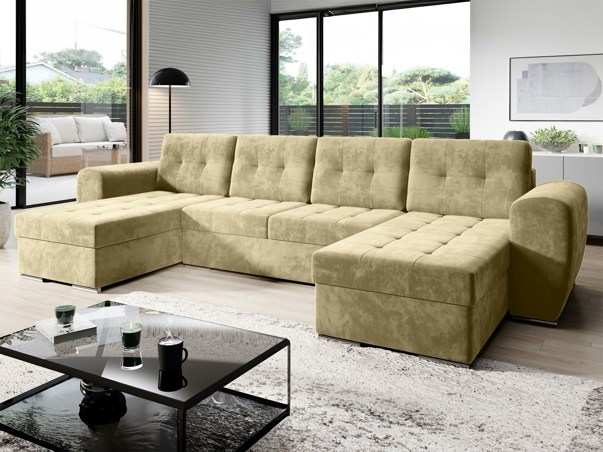 Ugaona sofa Arvada 117 (Monolith 04)