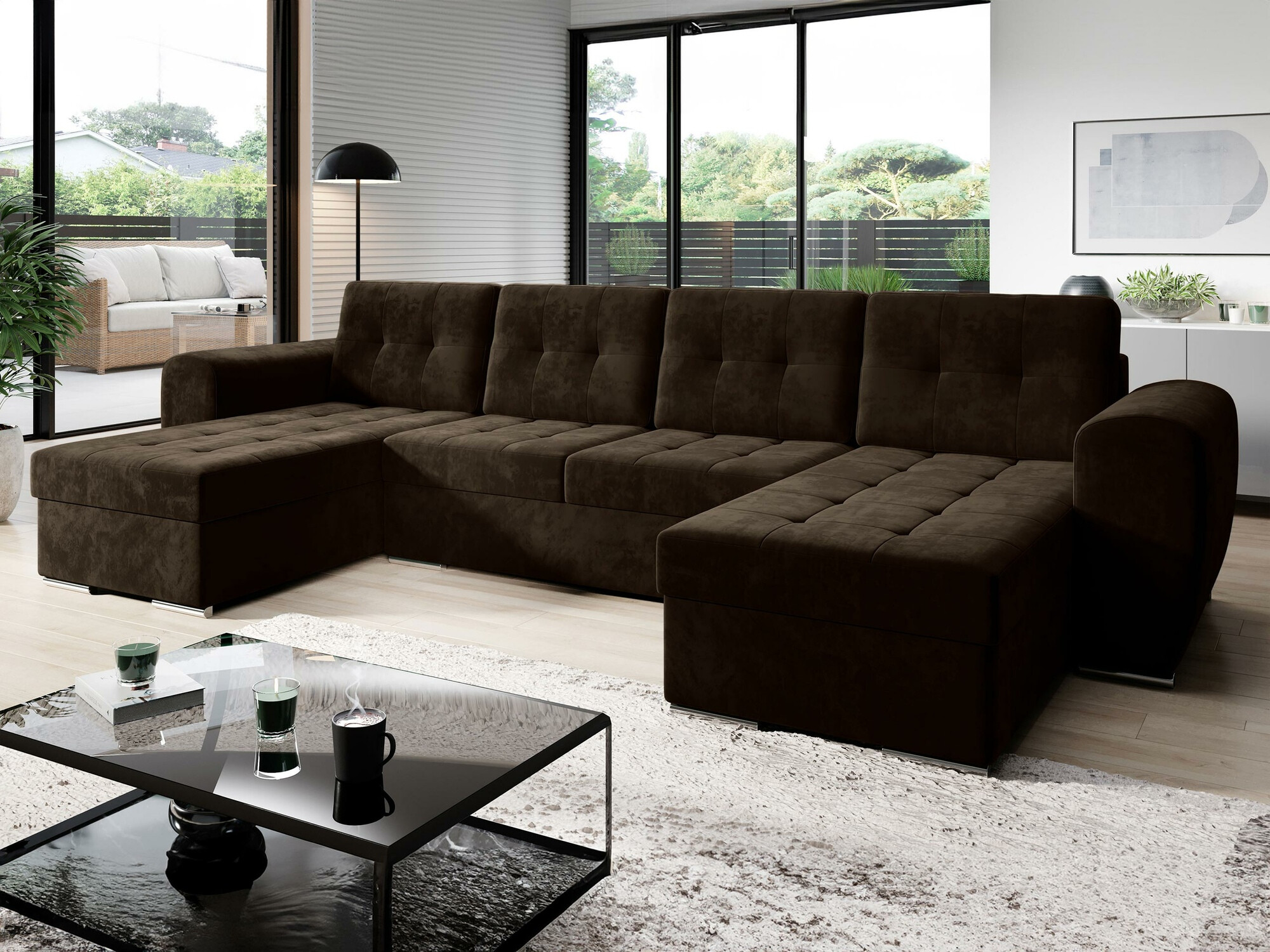 Ugaona sofa Arvada 117 (Monolith 29)