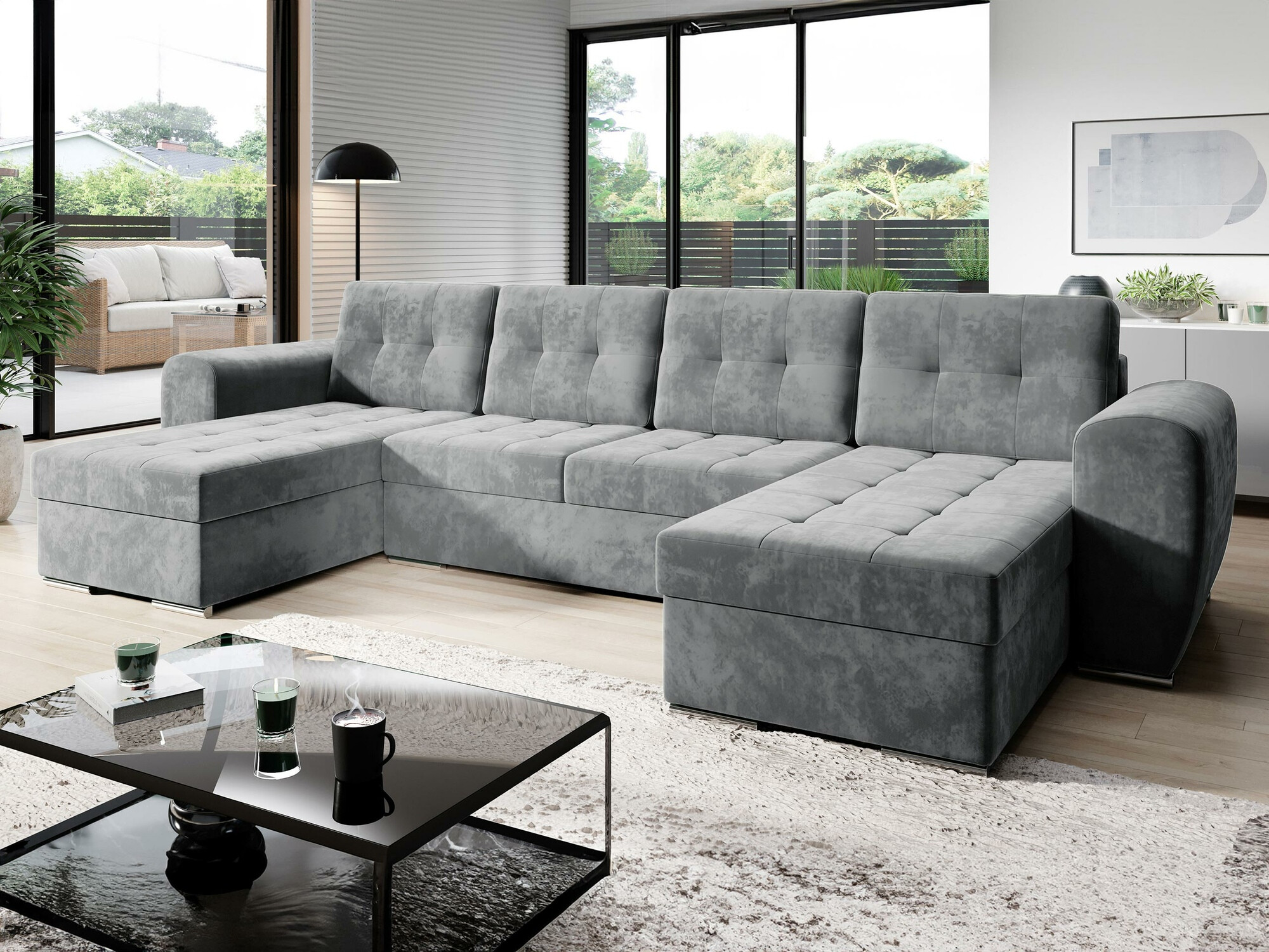 Ugaona sofa Arvada 117 (Monolith 85)