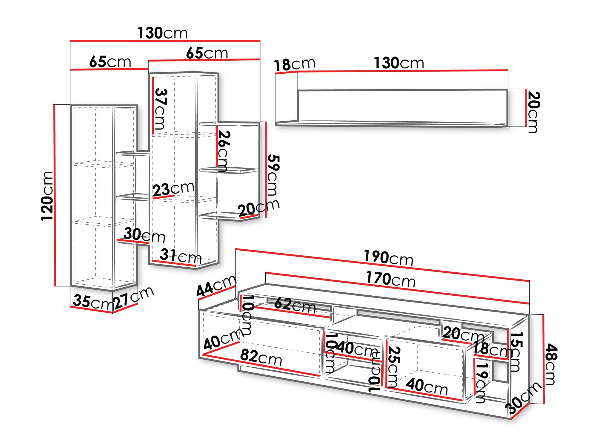 Set za dnevnu sobu Fivfivi 101