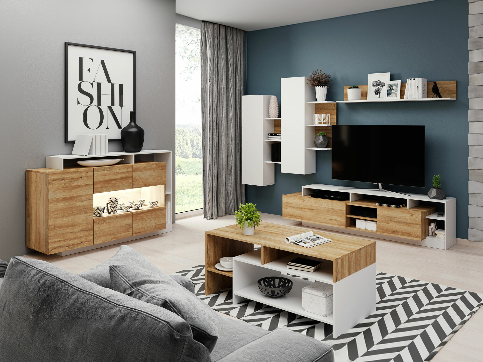 Set za dnevnu sobu Fivfivi 103