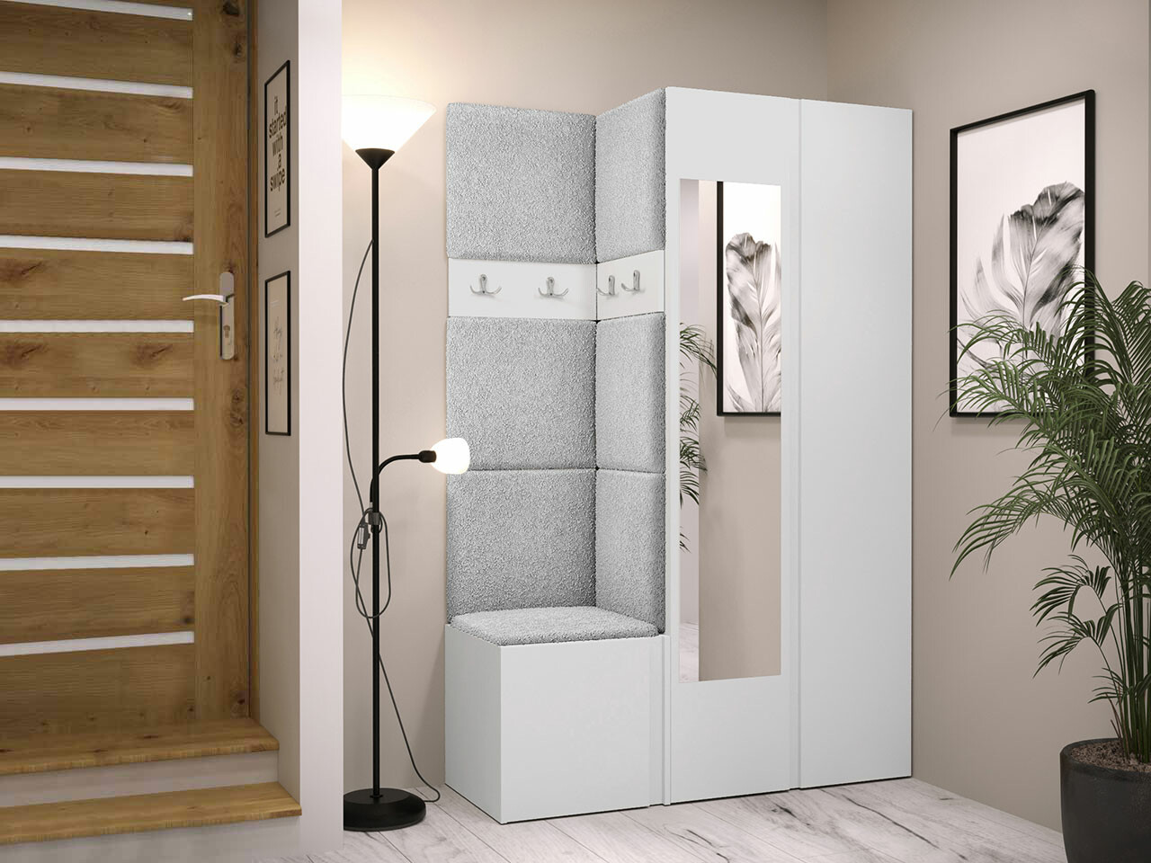 Set za hodnik Hartford 350 (Belo)