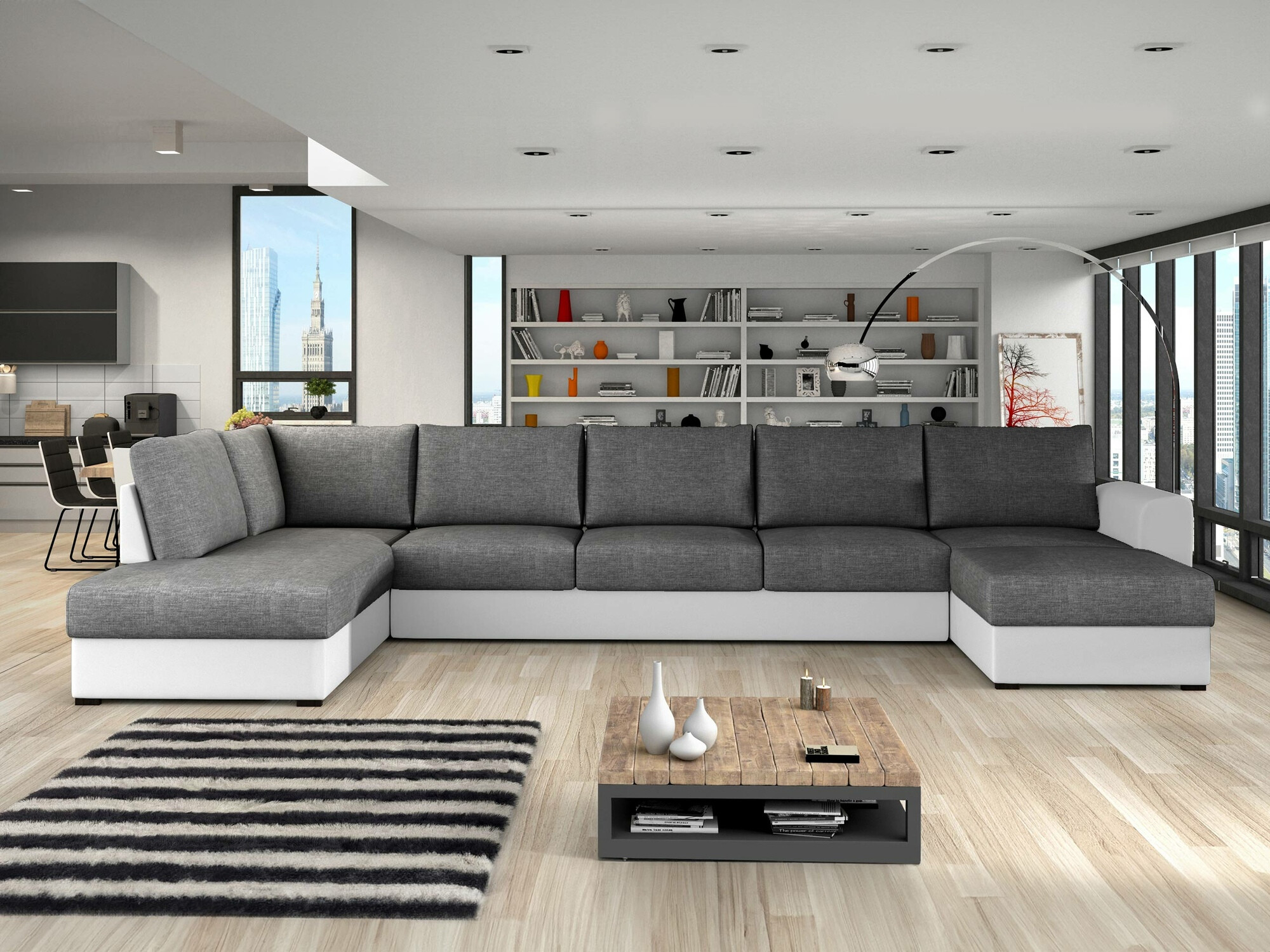 Ugaona sofa Comfivo 191 (Soft 017 + Lux 06)