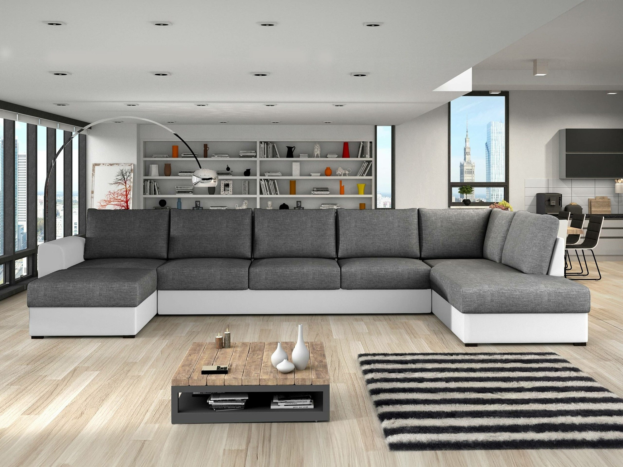Ugaona sofa Comfivo 191 (Soft 017 + Lux 06)