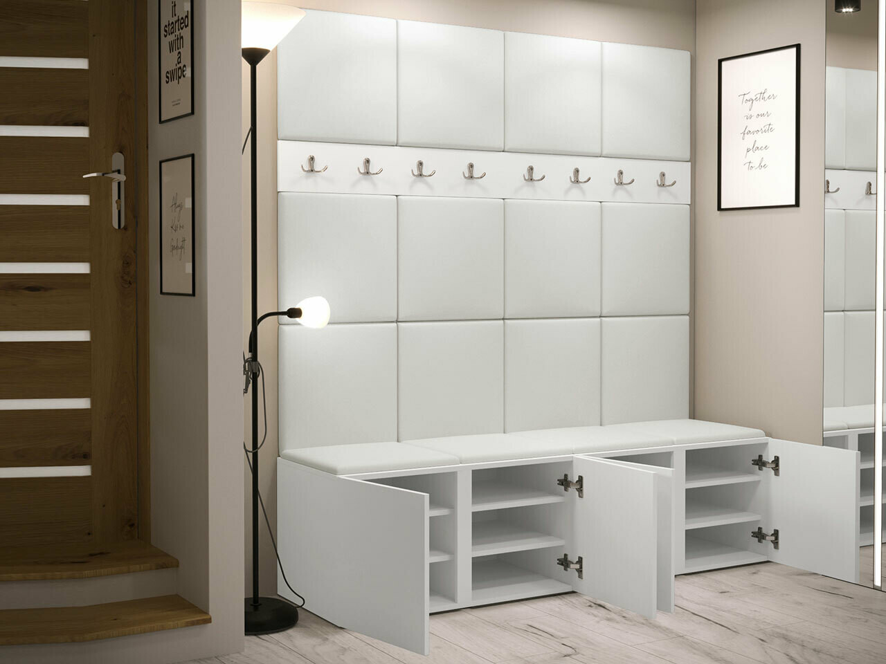 Set za hodnik Hartford 268 (Graphite)