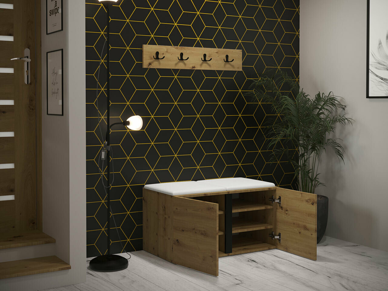 Set za hodnik Hartford 275 (Graphite)