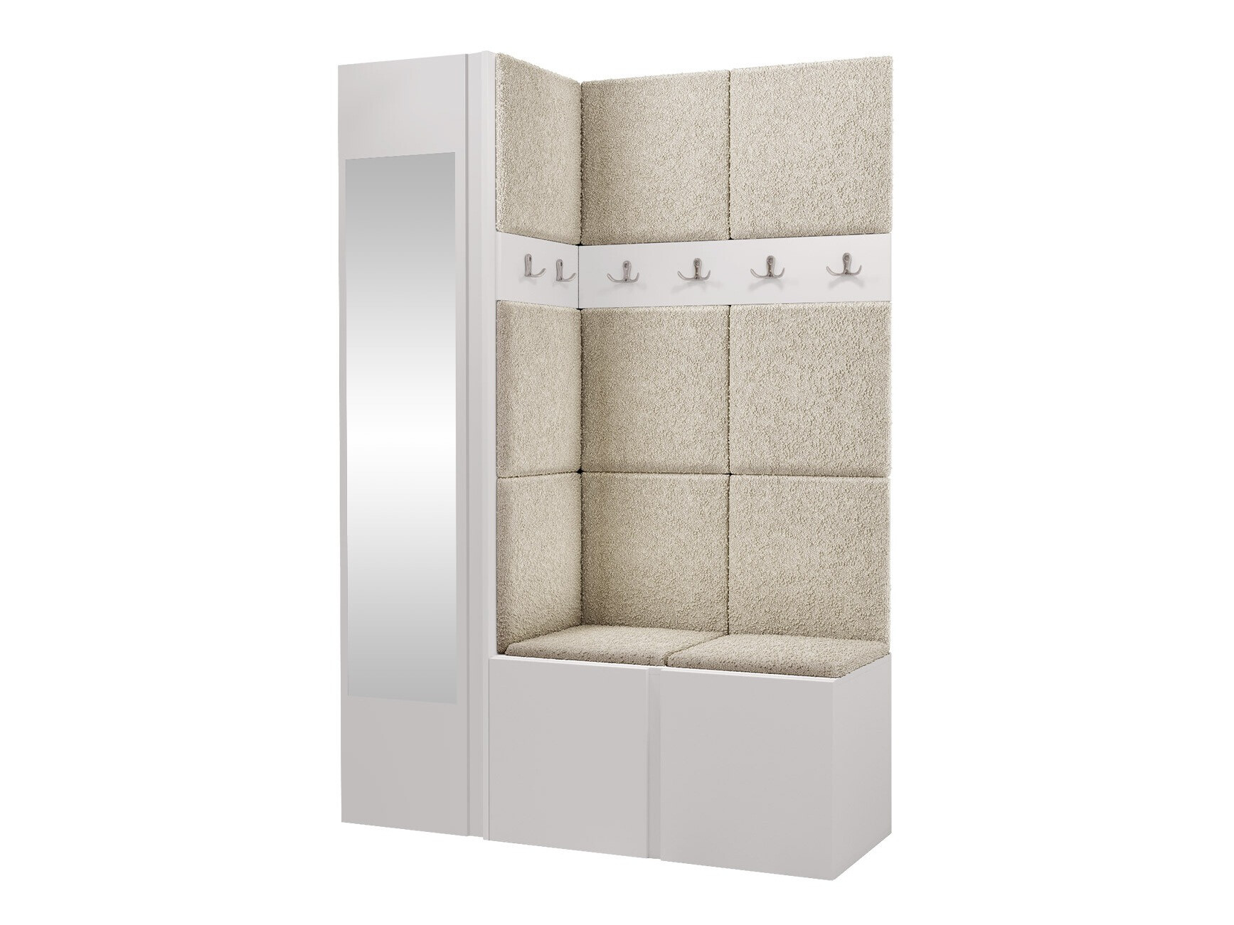 Set za hodnik Hartford 277 (Belo)