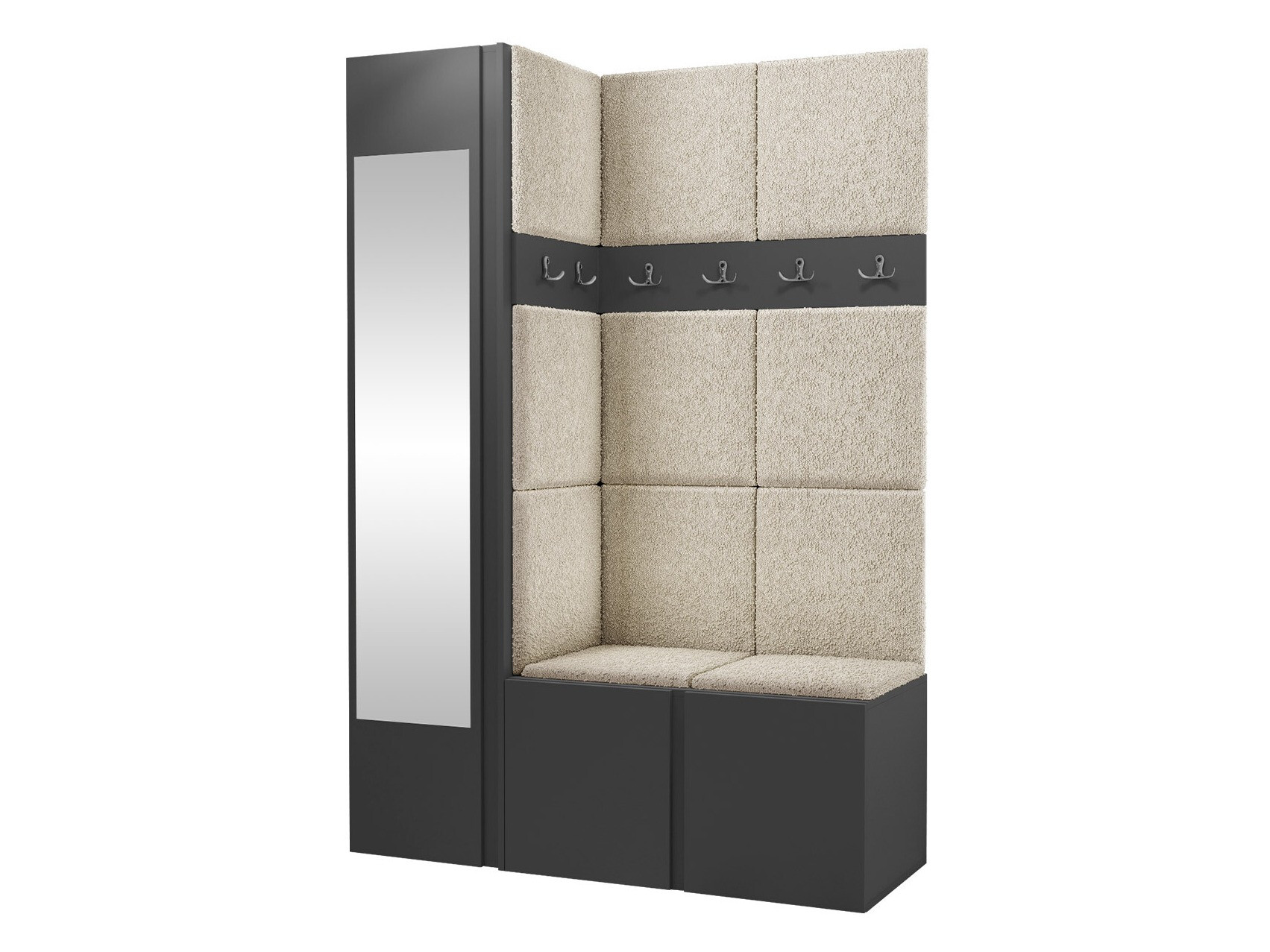 Set za hodnik Hartford 277 (Graphite)