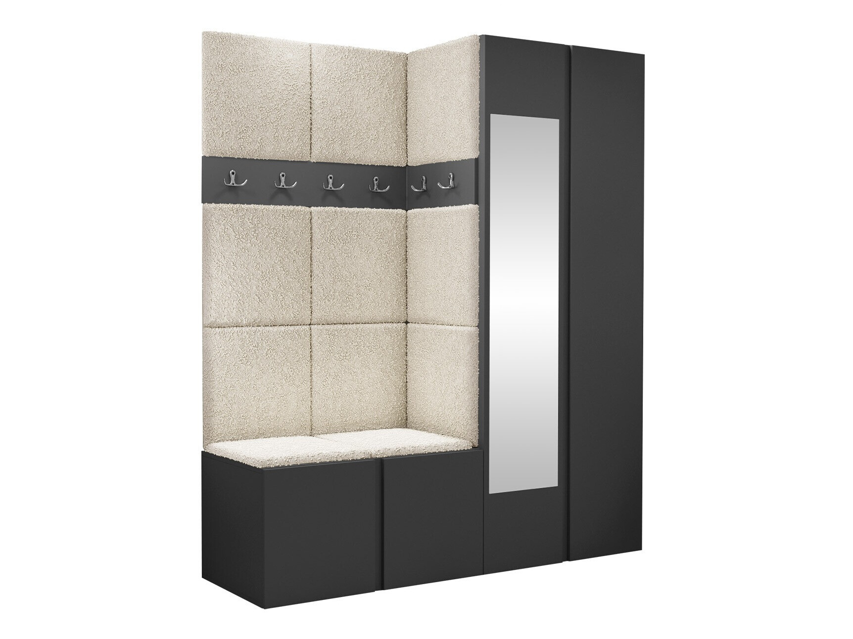 Set za hodnik Hartford 278 (Graphite)