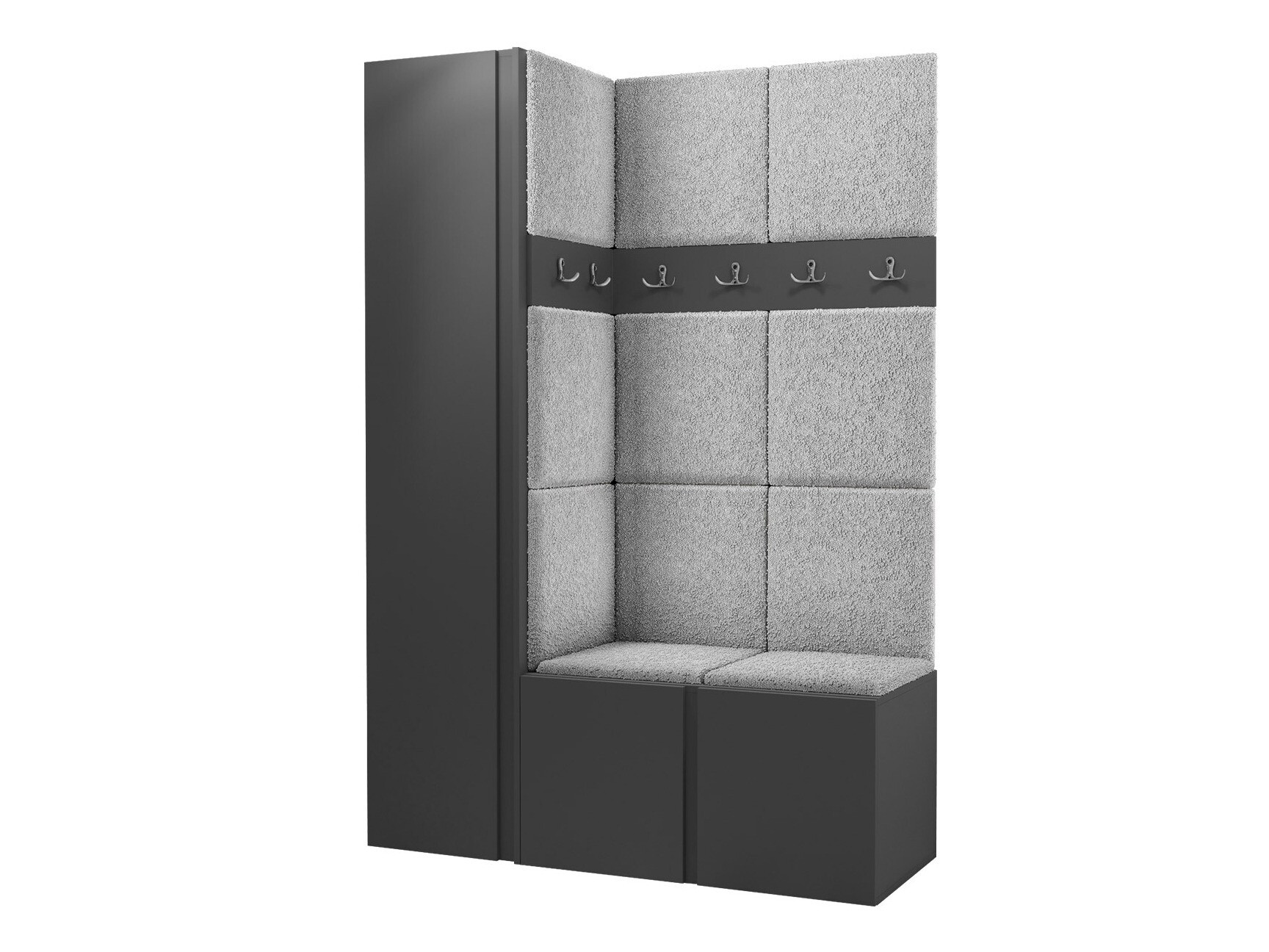 Set za hodnik Hartford 471 (Graphite)