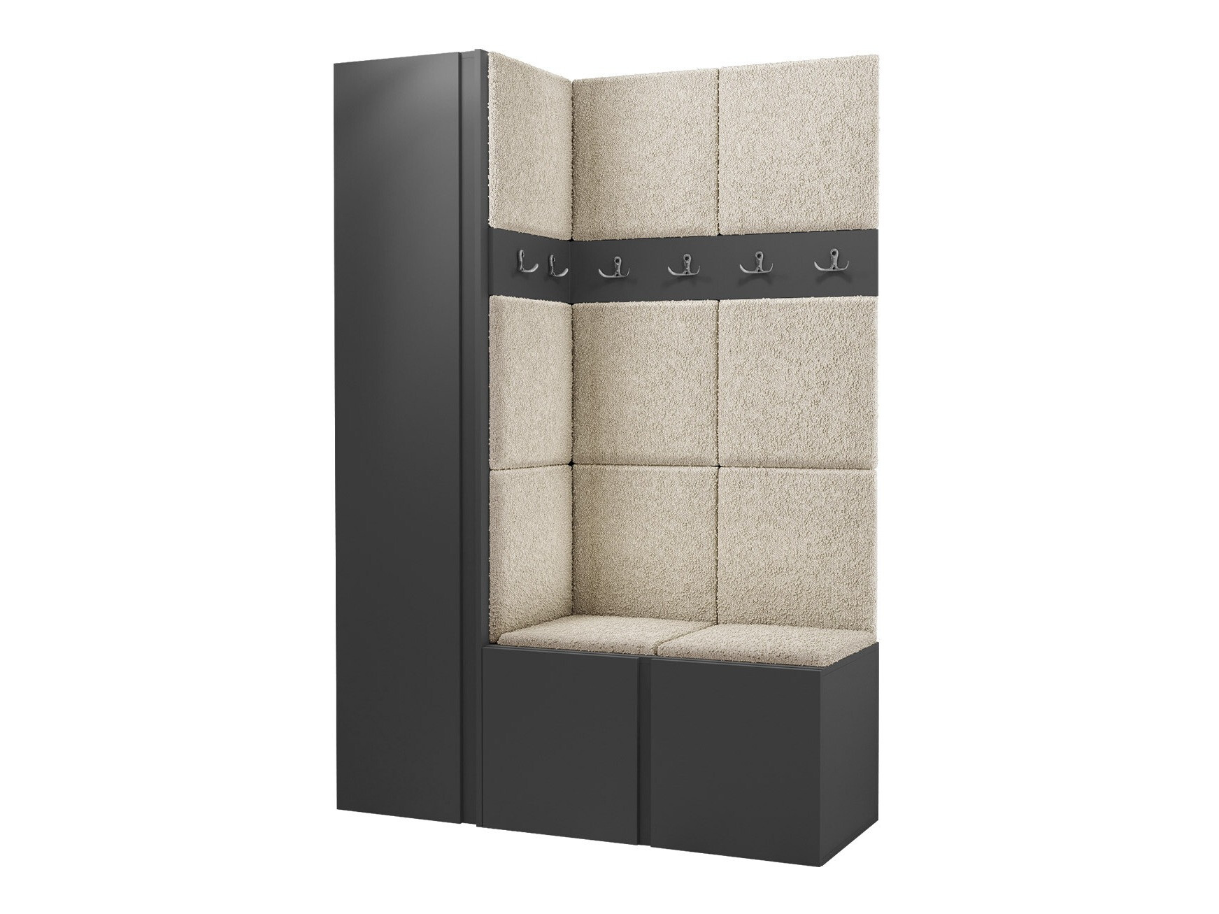 Set za hodnik Pinis IX (Grafit)