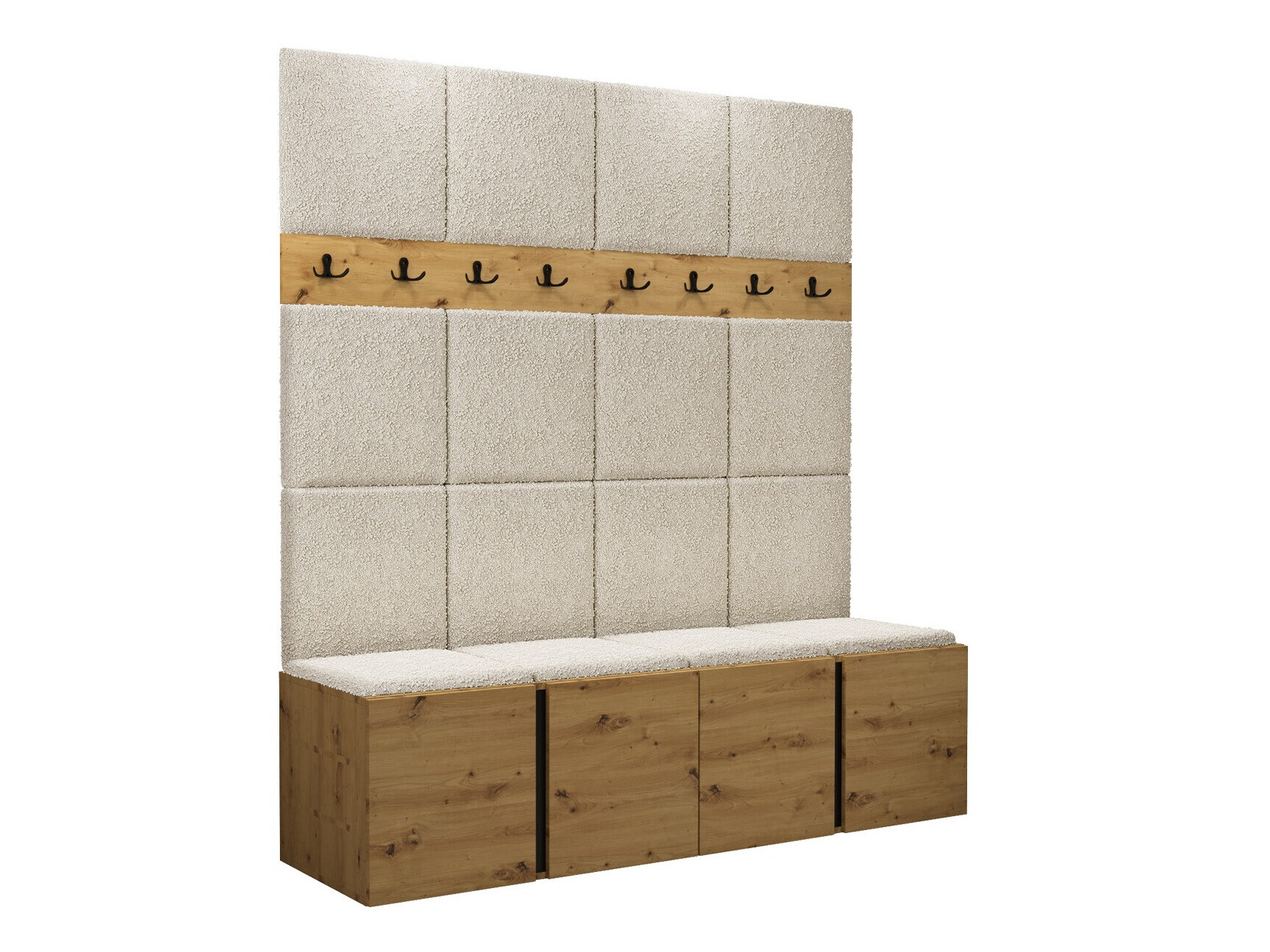 Set za hodnik Pinis V (Artisan hrast)