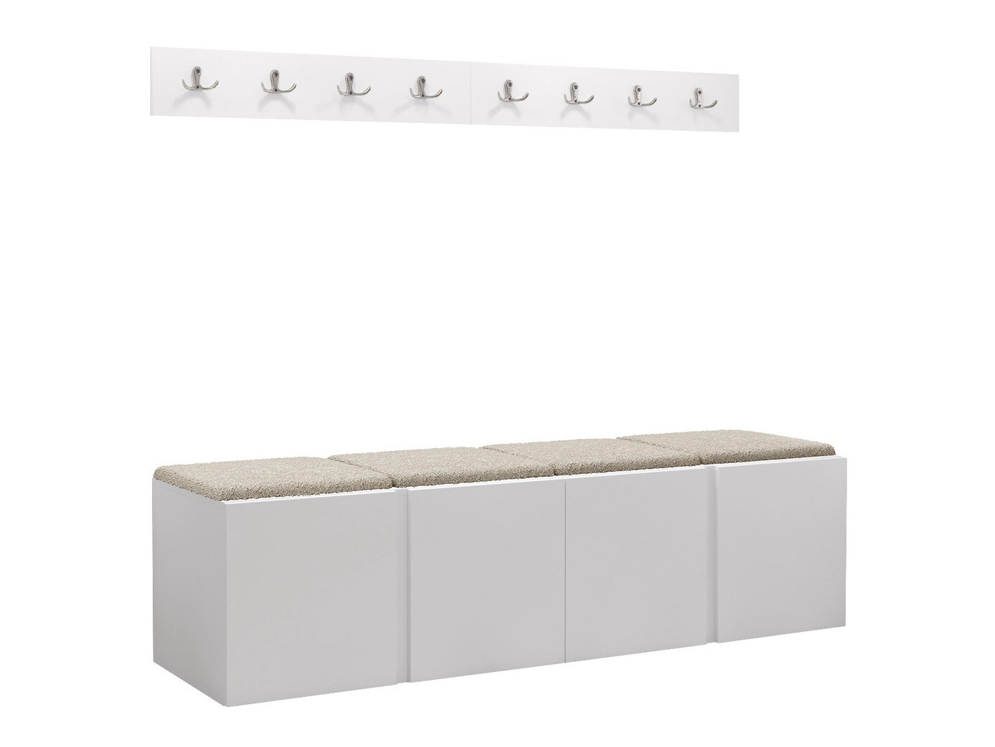 Set za hodnik Pinis VII (Belo)