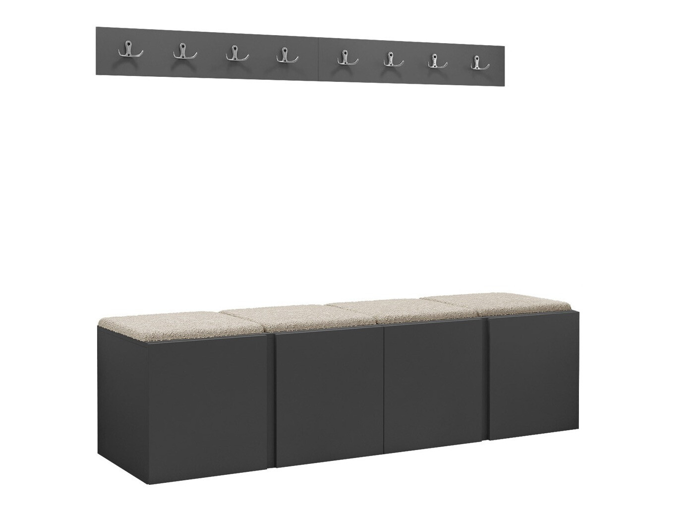 Set za hodnik Pinis VII (Grafit)