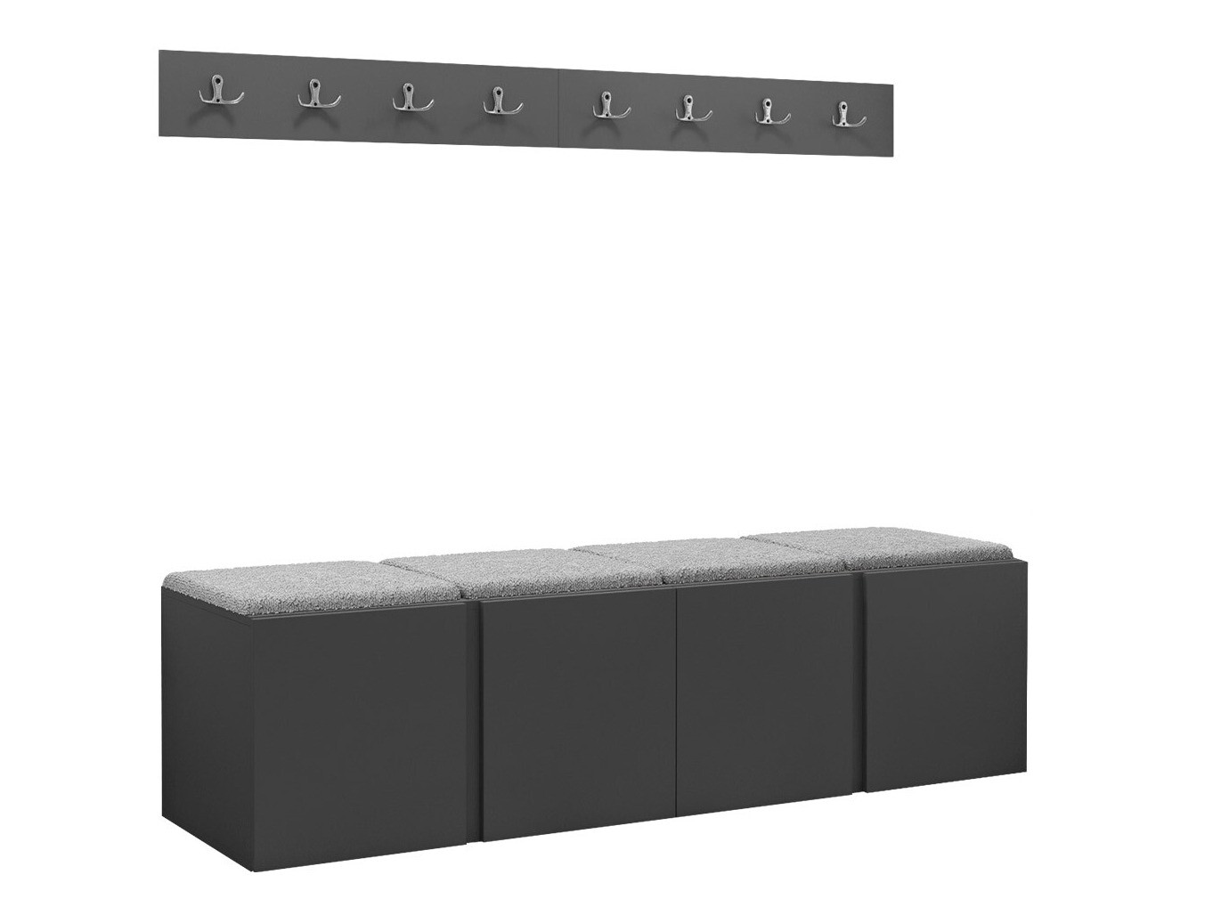 Set za hodnik Pinis VII (Grafit)