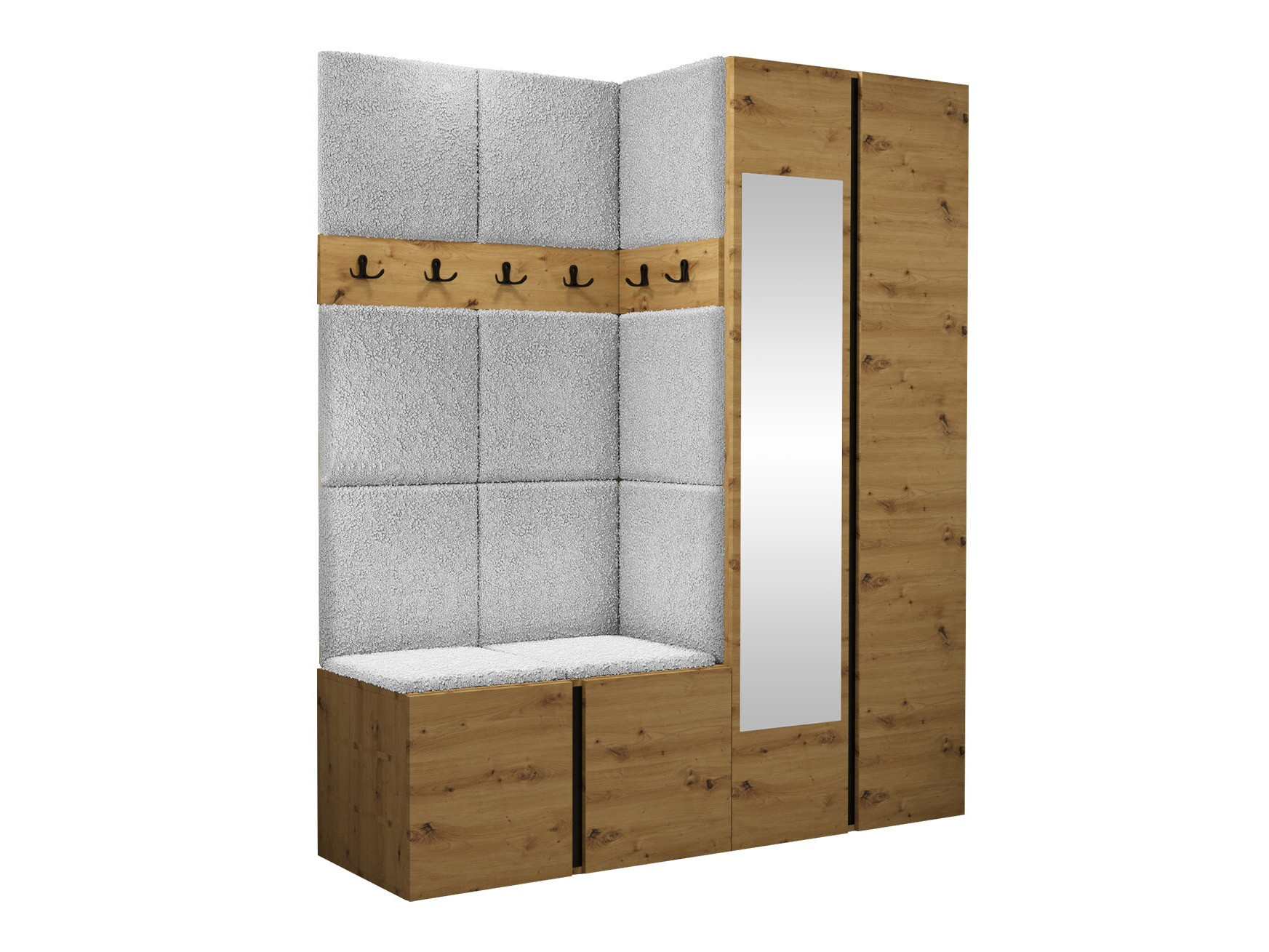 Set za hodnik Pinis X (Artisan hrast)