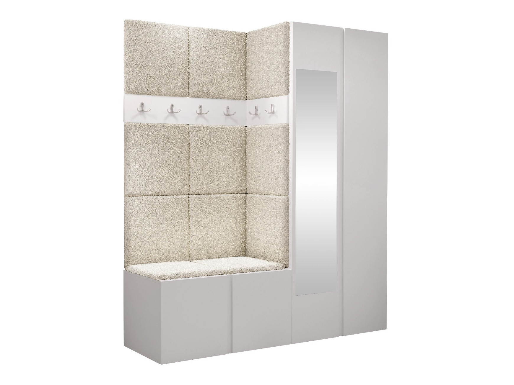 Set za hodnik Pinis X (Belo)